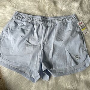 Vineyard Vines Women’s Light Blue Athletic Shorts - Everyday Performance